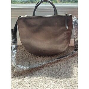 margot new york Convertible Leather Tote - Selene gray